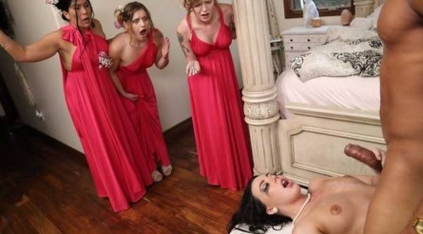 BIG BLACK COCK screws Bride before Ceremony then Bails TFO on tubepornebony.com